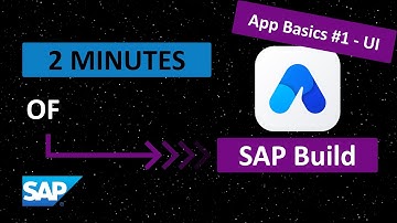 SAP Build: Basic App Building #1 - UI