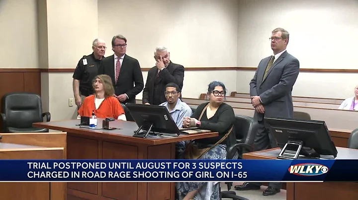 Trial postponed for 3 suspects charged in road rage shooting on I-65 that left child paralyzed