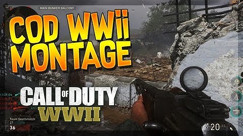 Call of Duty: WW2 Multiplayer Gameplay Montage (COD: WW2 Montage)