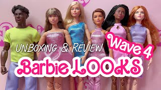 Barbie LOOKS Wave 4 ! UNBOX REVIEW!! Mattel Doll