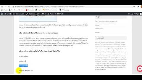 Mione X3 Flash File Firmware 100% working