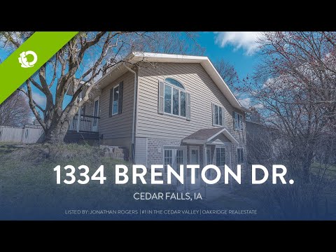 1334 Brenton Dr., Cedar Falls, IA home video tour