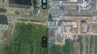 GOOGLE MAPS vs ЯНДЕКС КАРТЫ режим спутник