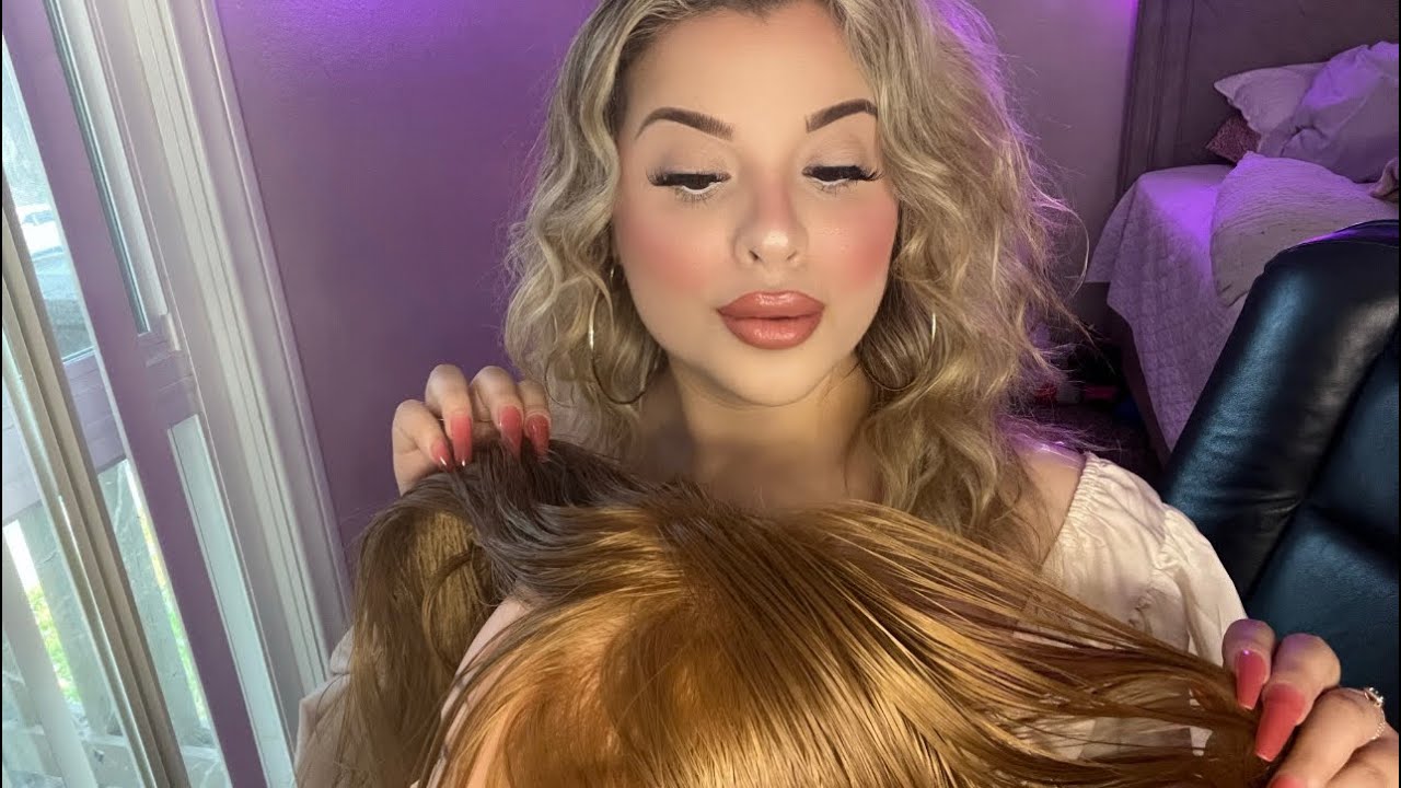 ASMR student POV - Hair Scalp Treatment RP💆 [Hair Play, Hair Brushing]