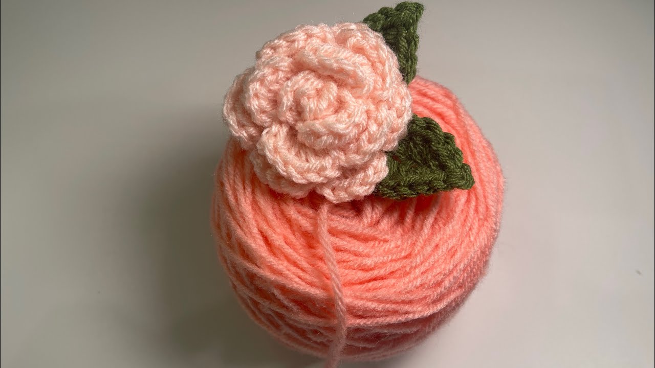 How to Crochet a Rose YouTube