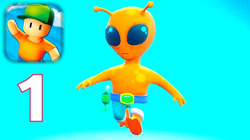 Stumble Guys - Gameplay Walkthrough Part 1 - First Win (iOS, Android)