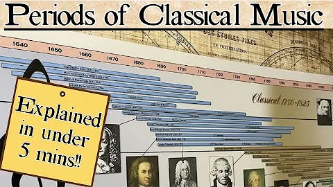 The periods of classical music in less than 5 minutes, from Renaissance to Modern