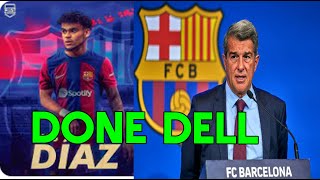 Barcelona president settles the Luis Diaz deal and the team's star leaves for the American League