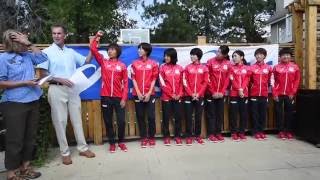 Japanese Olympians Training in Boulder