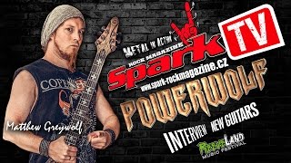 SPARK TV: POWERWOLF - About new guitars with Matthew Greywolf