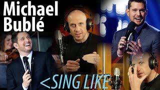 How to Sing Like Michael Bublé (Amazing Resonance & Placement) Relaxed & Intentional Approach.