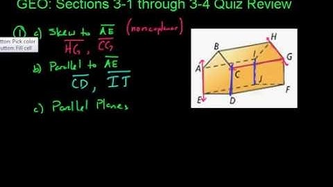 Geo-Sections 3.1-3.4 Quiz Review