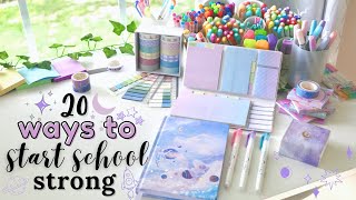 Top 20 hacks for preparing for back to school ✨