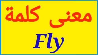 معنى كلمة Fly | الصحيح لكلمة Fly | المعنى العربي ل Fly | كيف تكتب كلمة Fly | كلام إنجليزي