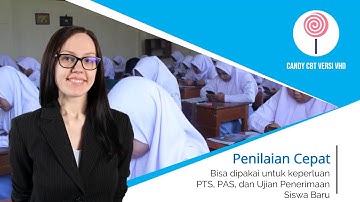 CANDY CBT VERSI VHD - Aplikasi CBT Offline untuk Simulasi UNBK dan Ujian Semester