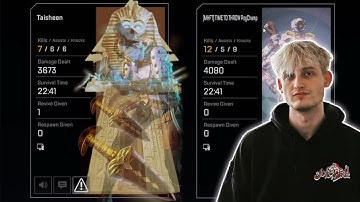 4K Dmg in pred lobby w/ Taisheen 「Mande(＝メンディー)＆Taisheen(タイシェン)がプレデター帯で4000ダメージ」| Apex legends Mande