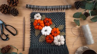 Pumpkin Patch Woven Wall Hanging Tutorial by Spruce & Linen 7,336 views 8 months ago 9 minutes, 59 seconds
