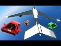 FLYING CAR VS MEGA PLANE HEIST! (GTA 5 Online DLC)