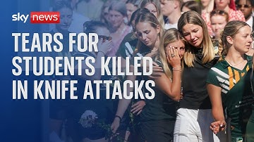 Emotional scenes as tributes paid to Nottingham attack victims