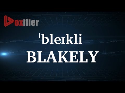 Video: Apa arti nama blakelee?