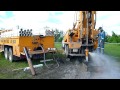 TH-60 drilling a water well