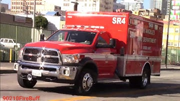 LAFD Rescue 804 (reserve) & Sober Unit 4 Responding