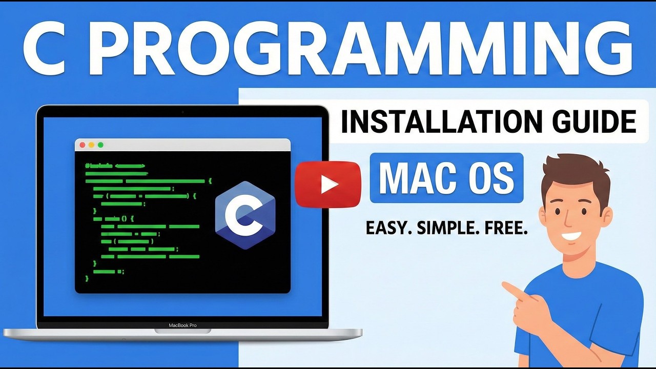 C Programming Installation in Mac OS | (M1/M2/M3/M4/M5) | GCC