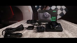 install 4K Dash Cam, Built in WiFi GPS Surfola Car Dashboard Camera Recorder Front and Rear