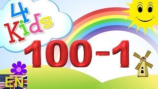 Numbers counting 1001 (Reverse) Learning Video for children and toddlers (english)