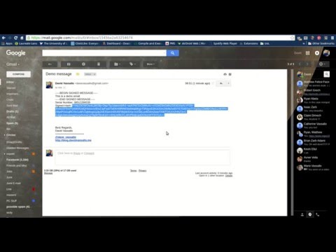 Estonian eID Chrome Gmail Plugin demo part 2