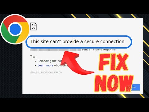 How To Fix "This Site Can't Provide A Secure Connection" Problem In Google Chrome