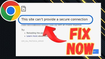 How To Fix "This Site Can