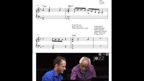 Barry Harris (live Transcript)(Part 3)Jazz Theory at Lincoln Center
