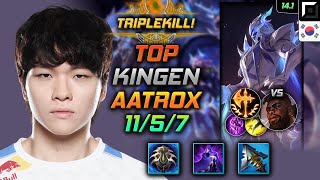 Aatrox Top Build Kingen Profane Hydra Conqueror - LOL KR Master Patch 14.1