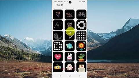 Samsung Galaxy S20 : How to change Always on display clock style type (Android 10)