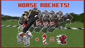 Horse Rockets Datapack Showcase | Planet Minecraft