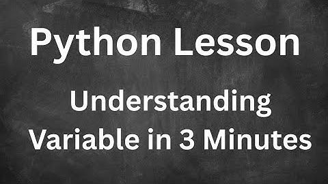 Understand variables in Python in 3 minutes. Beginner Friendly Tutorial