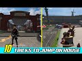 10 Tricks To Climb/Jump On Any House In Training Map | Training Map Tricks