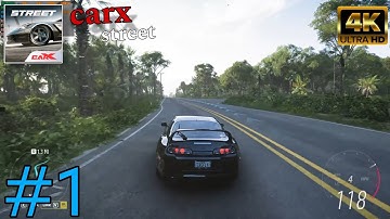 CarX Street - Gameplay Walkthrough Part #1 Android Global Release Max Graphics Setting (iOS Android