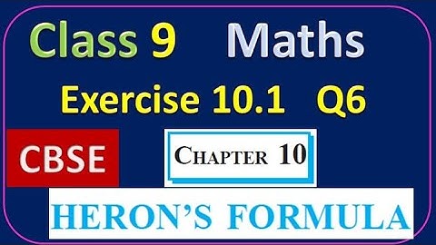 CBSE Class 9 Maths Chapter 10 Heron