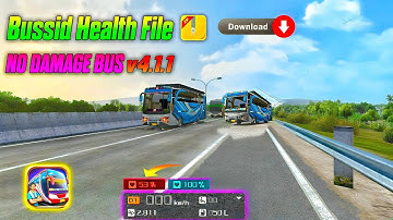 Bussid New Health File  !! All Buses No Damage | 100% Health 😘 New v4.1.1 update