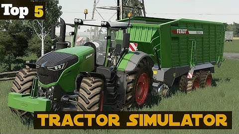 Top 5 Best Tractor Simulator Games for Android | High Graphics Farming Games