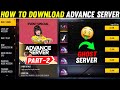 HOW TO DOWNLOAD FREE FIRE ADVANCE SERVER 2022 #2 😍 || FREE FIRE ADVANCE SERVER KAISE DOWNLOAD KAREN!