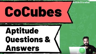 CoCubes Aptitude Questions and Answers 2020 & 2021 Batch