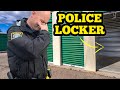 COP POLICE LOCKER  / I Bought An Abandoned Storage Unit / Storage Wars