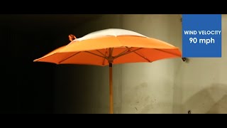 FiberBuilt Umbrellas and Cushions - Wind Test Video