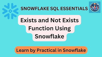 Subquery Using Exists and Not-Exists Function: A Deep Dive into Snowflake SQL Functions