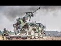 French Soldiers Fire CAESAR Self-propelled Howitzers