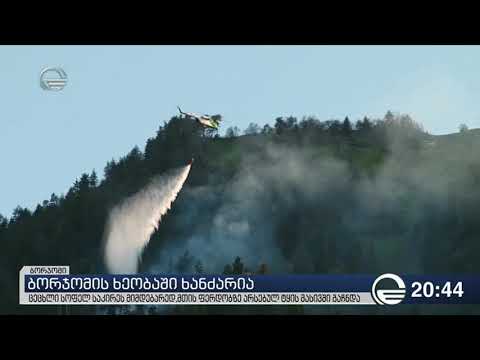 ბორჯომის ხეობაში ხანძარია