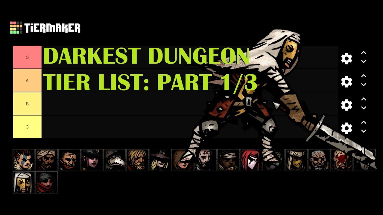 Dungeon tier list. Darkest Dungeon Tier list. Darkest Dungeon 2 Tier list. Darkest Dungeon Trinkets Tier list. Diablo 4 Nightmare Dungeons: Tier list.